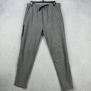 Mack Weldon Men Sweatpants Large Tall Gray Pull On Drawstring Elastic Waist Logo